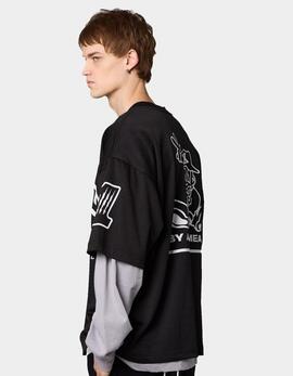 Camiseta Manga Larga RACE WAR MESH - Black