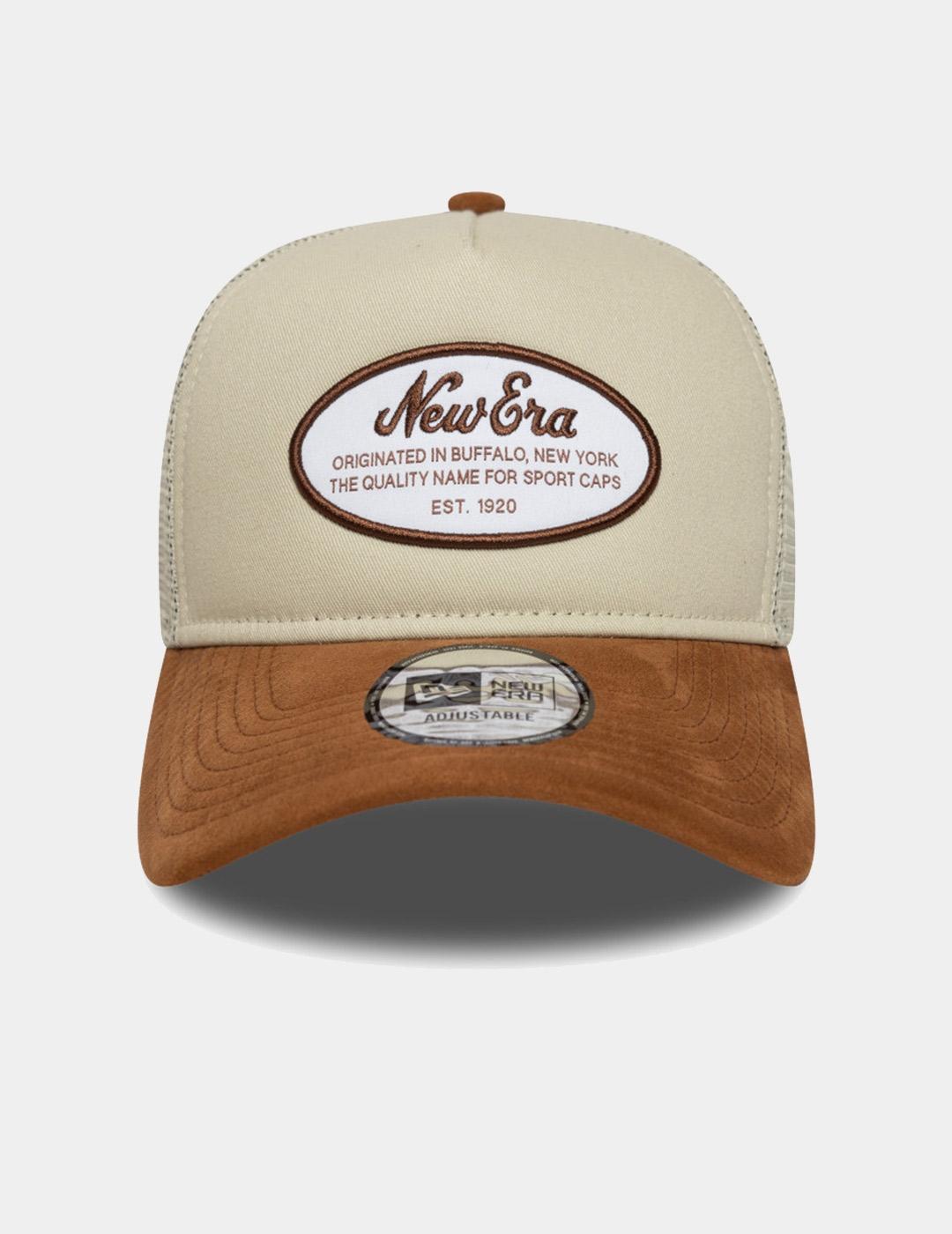 Gorra NEW ERA OVAL PATCH SUEDE TRUCKER NEWERA  - Light Bei