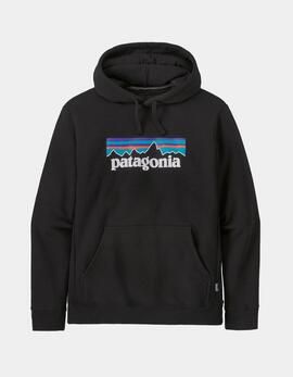 Sudadera Capucha PATAGONIA P-6 LOGO UPRISAL - Black