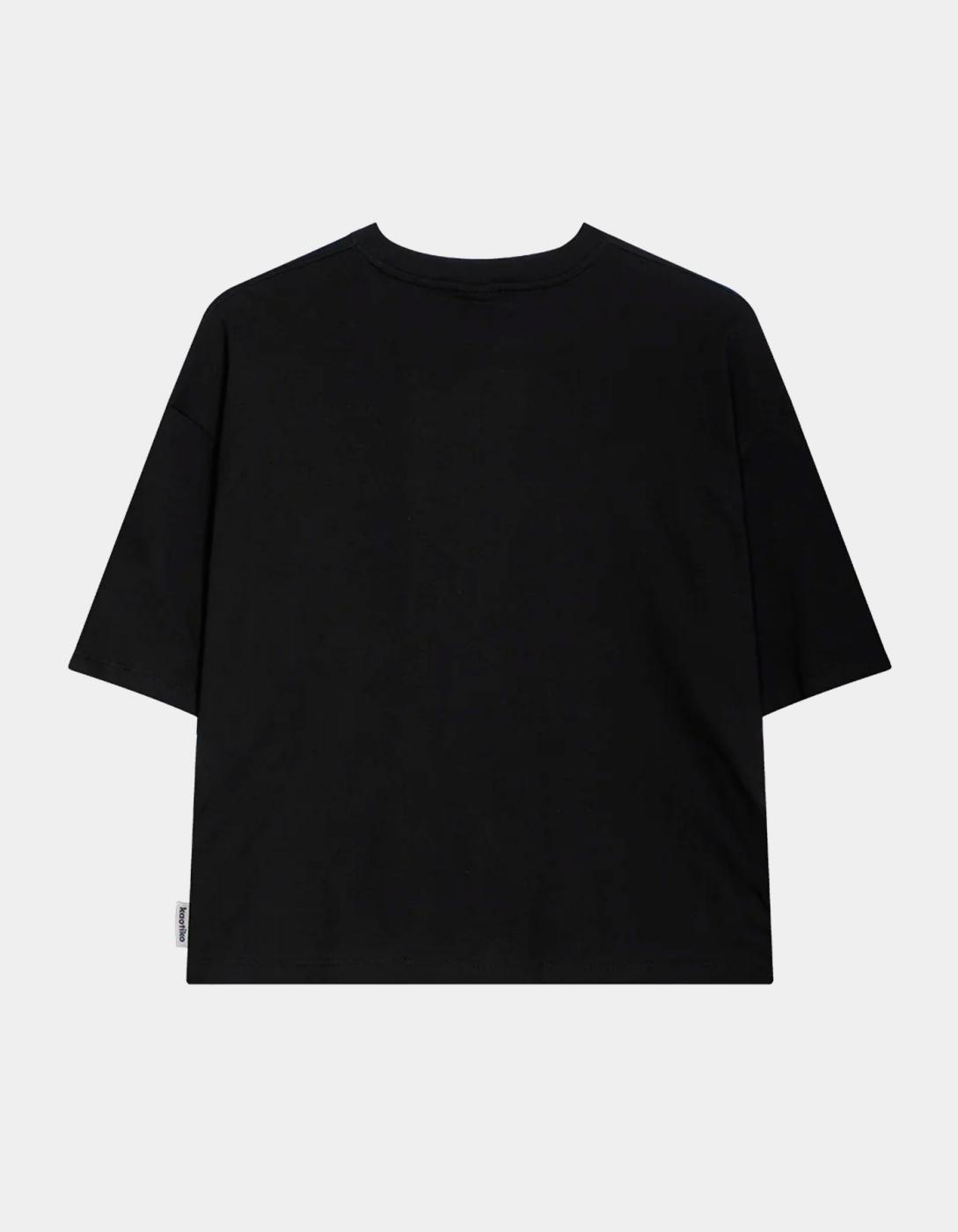 Camiseta KAOTIKO CROPPED DALMATAS  - Black