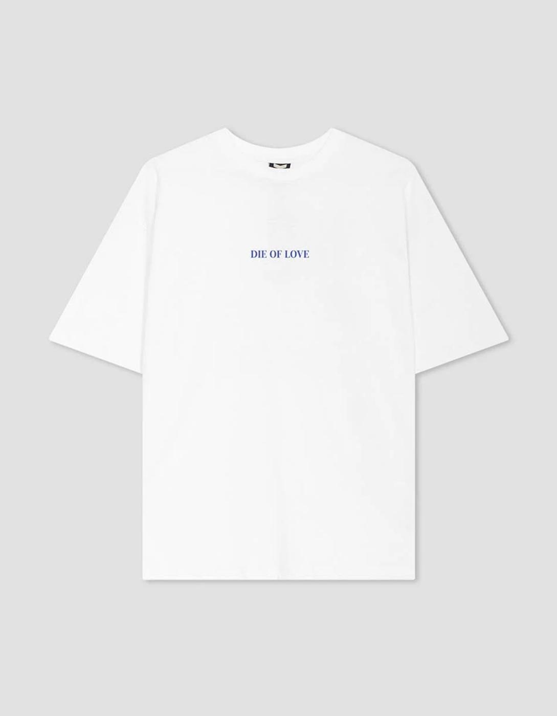 Camiseta KAOTIKO DIE OF LOVE - White