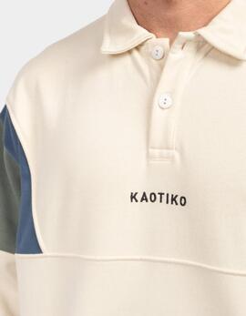 Sudadera KAOTIKO HARRY  - Harry Bone/Prusia/Old Green