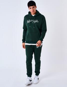 Pantalón Chándal T224006 - Verde/Blanco