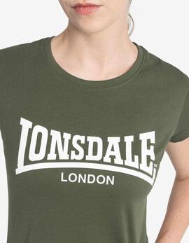 Camiseta W´ Lonsdale CARTMEL - Olive/White