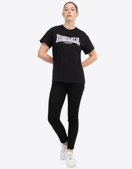 Camiseta W' Lonsdale OUSDALE - Black/Lillac/White