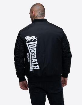 Cazadora Lonsdale LUDFORD - Black/White