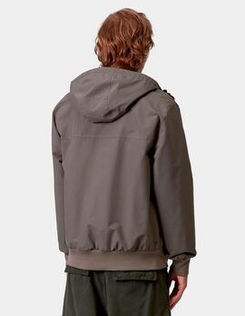Cazadora Carhartt Wip HOODED SAIL - Porphyry / Black