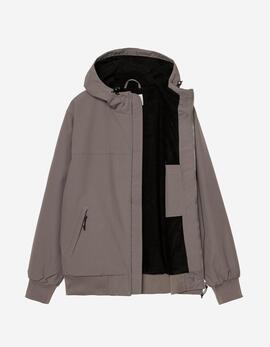Cazadora Carhartt Wip HOODED SAIL - Porphyry / Black