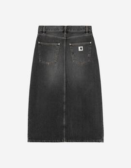 Falda W' Carhartt Wip BRANDON - Black Grind Wash