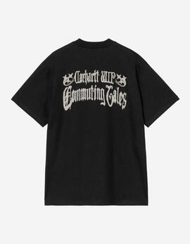 Camiseta Carhartt Wip COMMUTING TALES - Black
