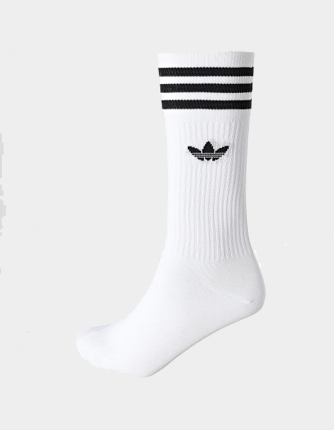 Calcetines Adidas 3 STRIPES CREW (Pack 3) - White/White/W