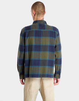 Camisa Vans LARKSPUR PLAID FLANNEL - Grape Leaf/Pari
