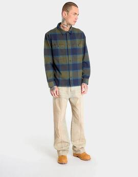 Camisa Vans LARKSPUR PLAID FLANNEL - Grape Leaf/Pari
