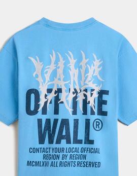 Camiseta VANS METAL WALL - Tranquil Blue