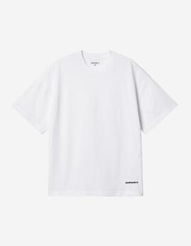 Camiseta CARHARTT WIP LINK SCRIPT - White / Black