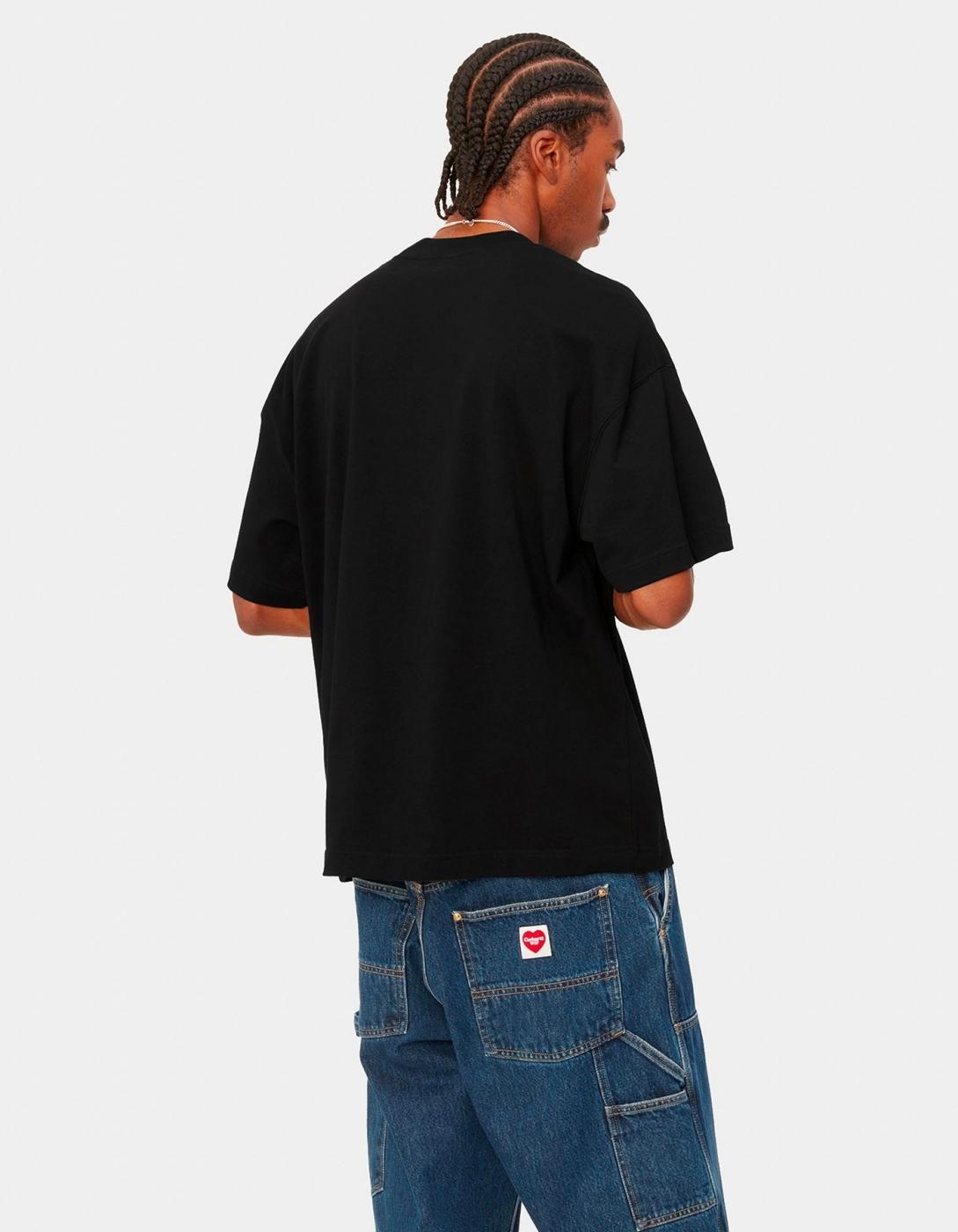 Camiseta CARHARTT WIP LINK SCRIPT - Black / White