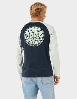 Camiseta RIP CURL WETSUIT LS - Dark Navy