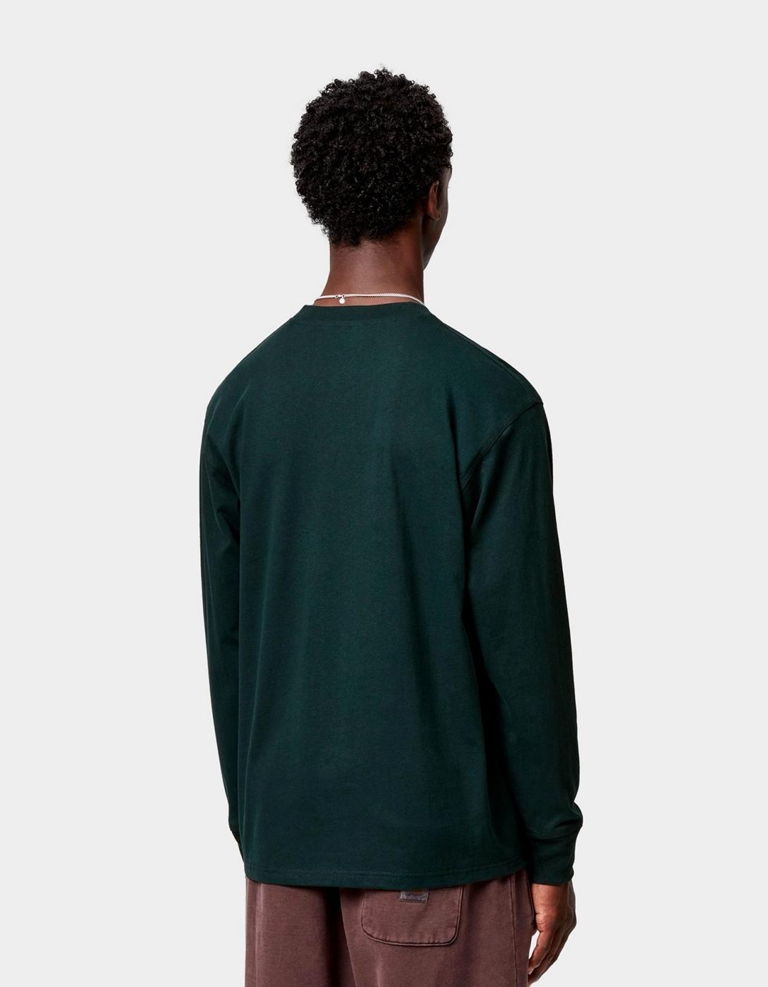 Camiseta Manga Larga AMERICAN SCRIPT - Deep Lagoon