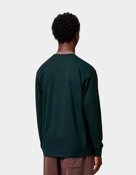 Camiseta Manga Larga AMERICAN SCRIPT - Deep Lagoon