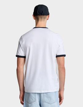 Camiseta LYLE & SCOTT TS2201V - White/Dark Navy