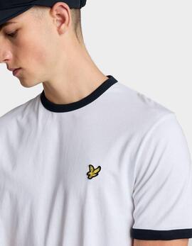 Camiseta LYLE & SCOTT TS2201V - White/Dark Navy