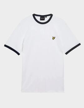 Camiseta LYLE & SCOTT TS2201V - White/Dark Navy