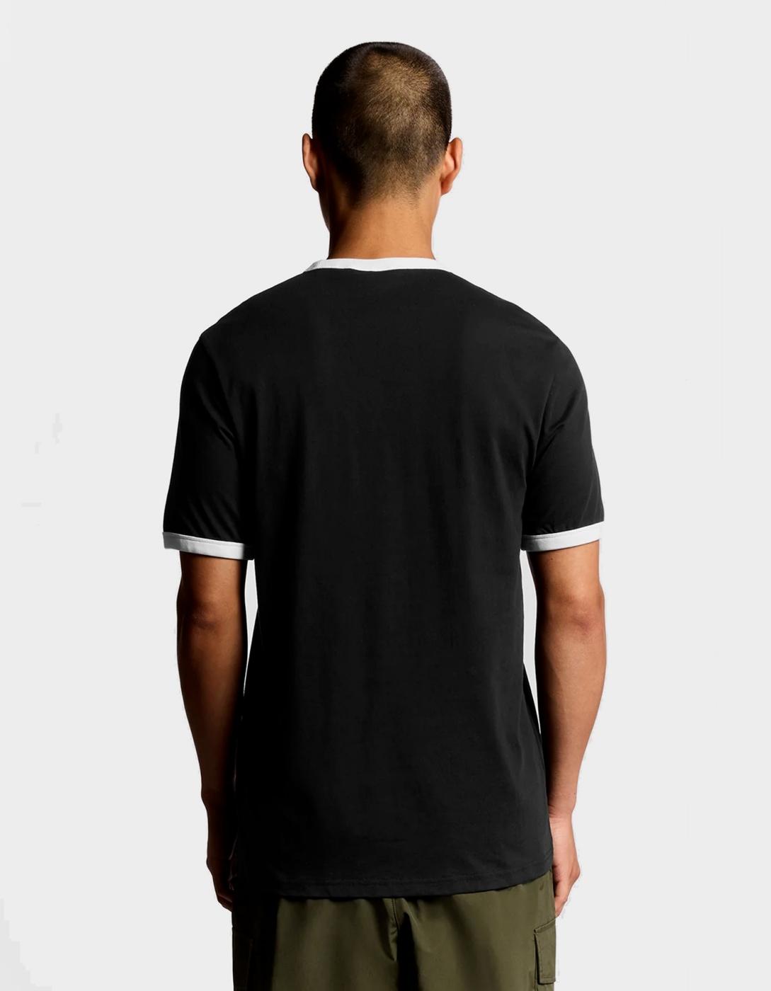 Camiseta LYLE & SCOTT TS2201V - Jet Black/White