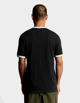 Camiseta LYLE & SCOTT TS2201V - Jet Black/White
