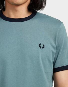 Camiseta FRED PERRY M3519 - Stockport Blue/Navy