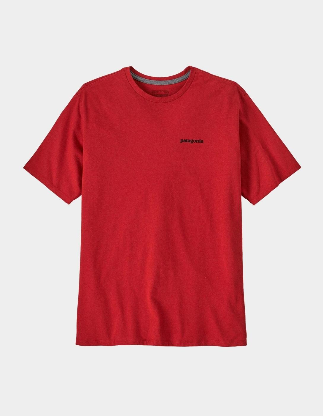 Camiseta PATAGONIA P-6 LOGO RESPONSIBILI - Amanita Red