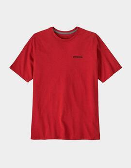 Camiseta PATAGONIA P-6 LOGO RESPONSIBILI - Amanita Red