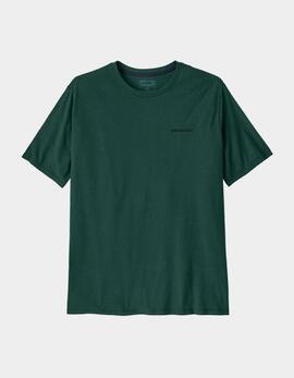 Camiseta PATAGONIA P-6 LOGO RESPONSIBILI - Cascade Green