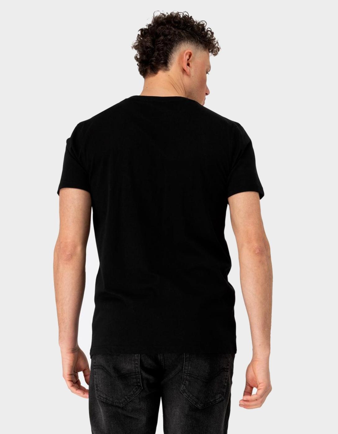 Camiseta LONSDALE FULWOOD - Black/White