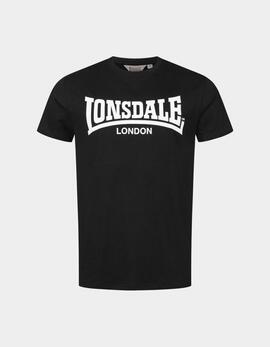 Camiseta LONSDALE FULWOOD - Black/White