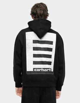 Cazadora HOODED ARCHIVE LINES - Black