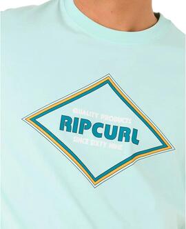Camiseta RIP CURL SURF REVIVAL YO MUMMA - Light Aqua