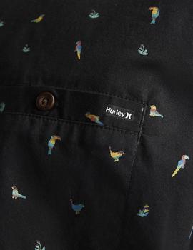 Camisa BIRDS STRETCH - Negro
