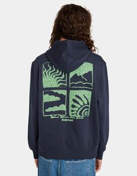 Sudadera Capucha ELEMENT 4 ELEMENTS - Eclipse Navy