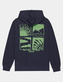Sudadera Capucha ELEMENT 4 ELEMENTS - Eclipse Navy