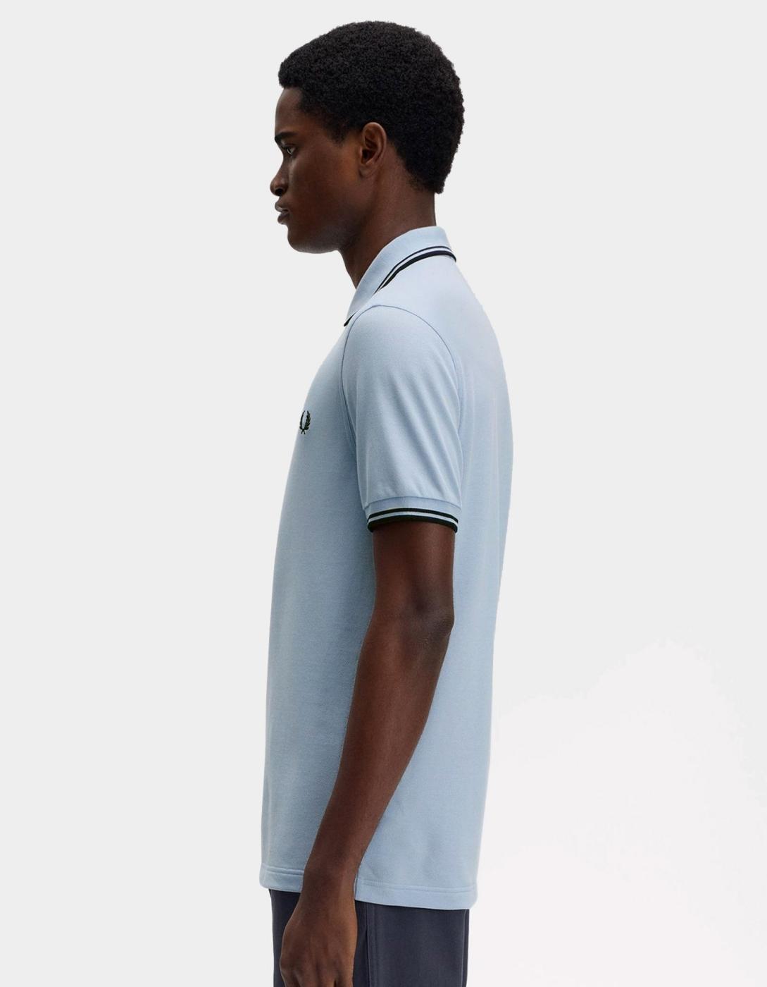 Polo FRED PERRY M3600 - Light Smoke/Navy