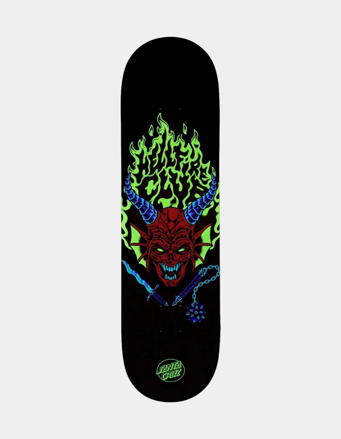 Tabla Skate SANTA CRUZ X STRANGER THINGS HELLFIRE 8.