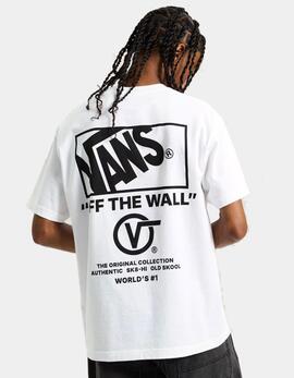 Camiseta VANS STACKED HI - White