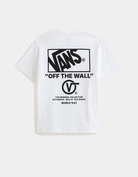 Camiseta VANS STACKED HI - White