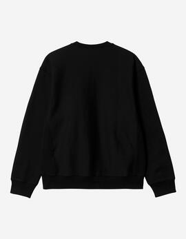 Sudadera CARHARTT WIP Crew AMERICAN SCRIPT - Black