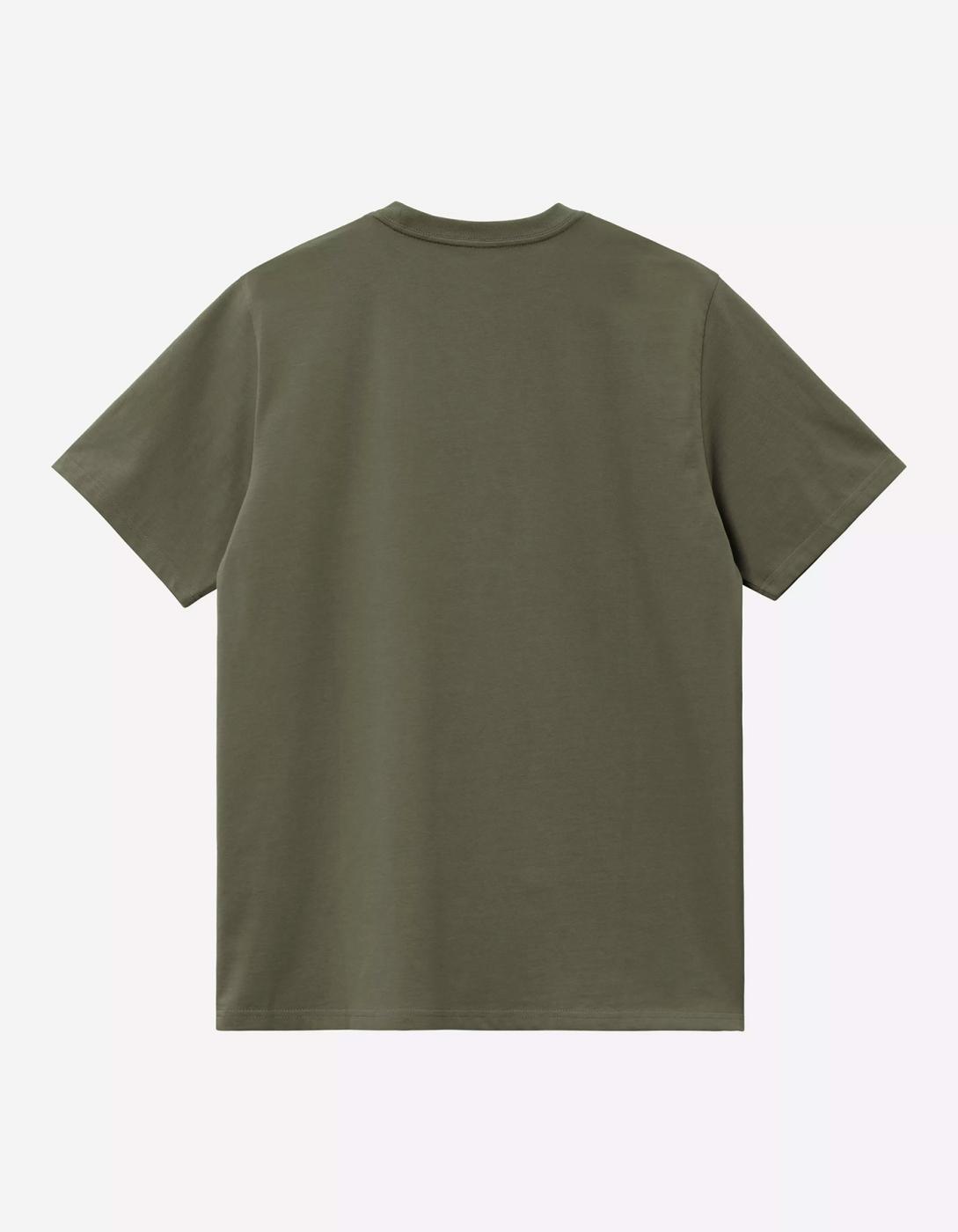 Camiseta CARHARTT WIP CHASE - Leaf / Gold