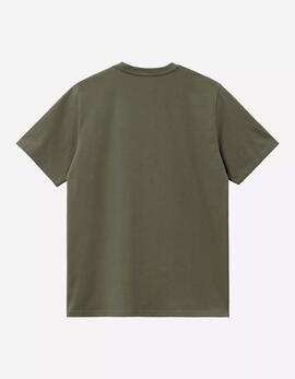 Camiseta CARHARTT WIP CHASE - Leaf / Gold
