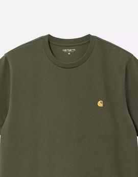 Camiseta CARHARTT WIP CHASE - Leaf / Gold