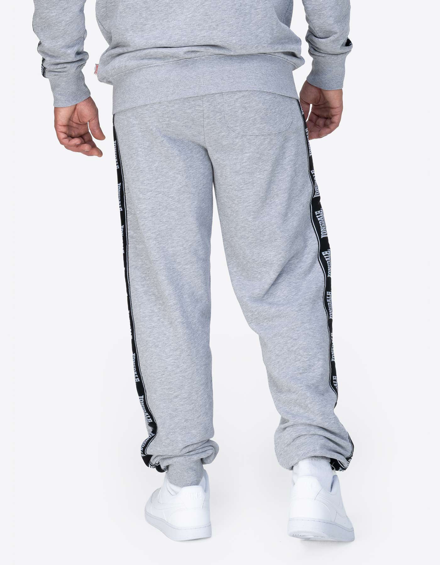 Pantalón Chándal LONSDALE TENSTON - Marl Grey/Black/White