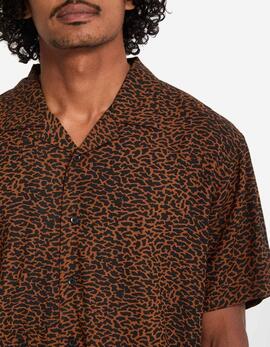 Camisa VOLCOM UTOPIAS PRINT - Brown Horn