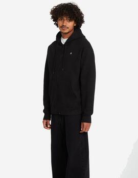 Sudadera Cap. Abierta SINGLE STONE - Black